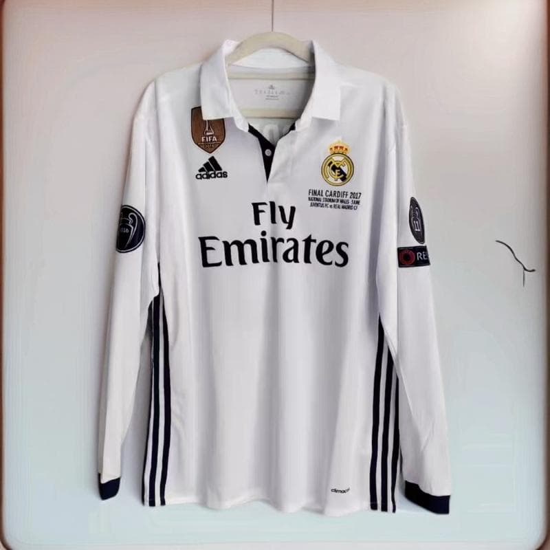 16-17 リアル・マドリード セリオ・ラモス 長袖 シャツ 4番