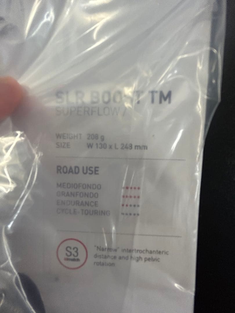 セライタリア サドル ブースト TM スーパーフロー マンガネーゼブラック S