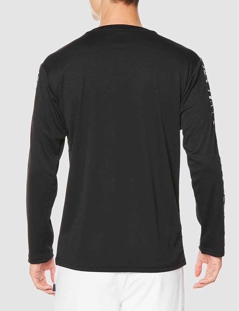 Prince プリンス テニスウェア長袖Tシャツ MS3008黒ユニセックスM