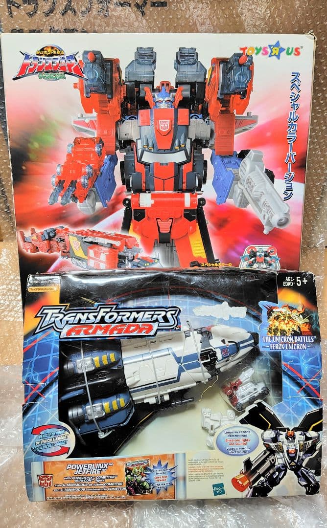 未開封 マグナコンボイ ジェットファイヤー マイクロン伝説