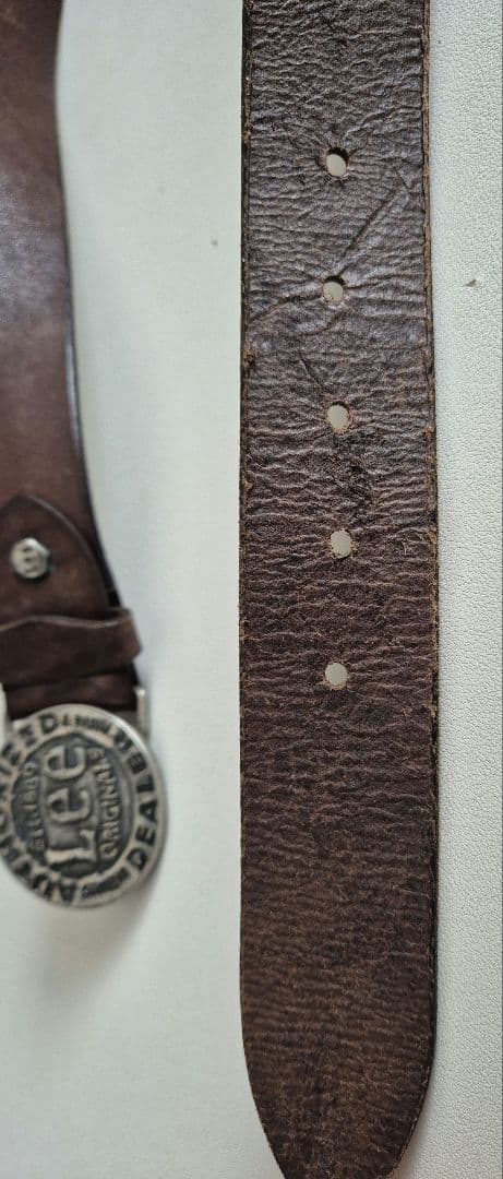 (鬼太郎　プロフ見てください！)Lee ヴィンテージ レザーベルト