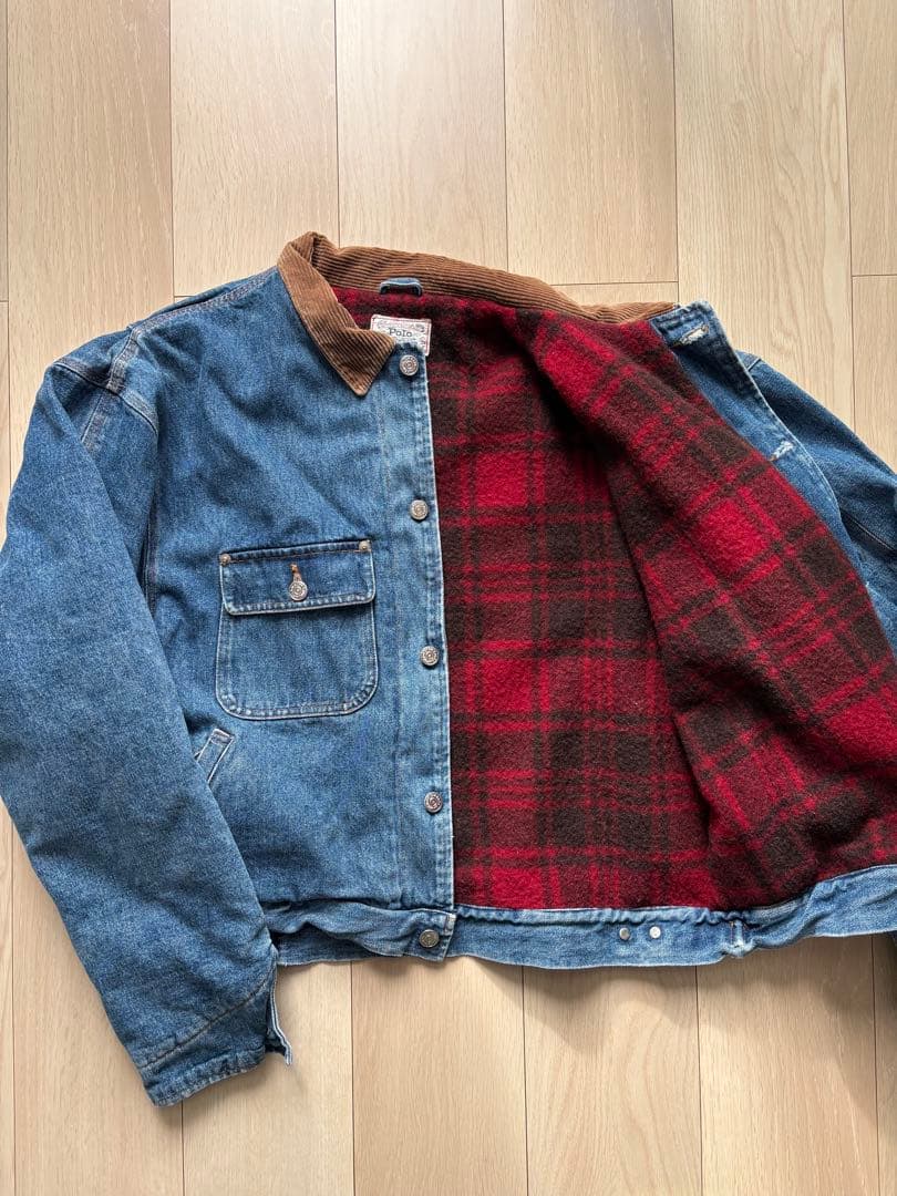 polo ralph lauren ポロラルフローレン　デニムジャケットUSA製