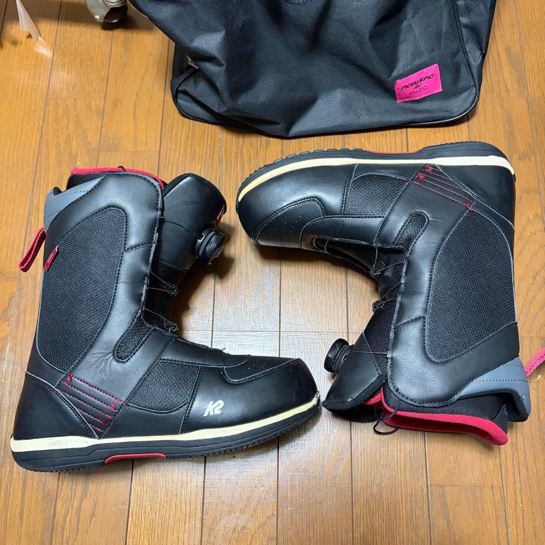 K2 スノーボードブーツ MODEL:SEEM ボアシステム ブラック/レッド