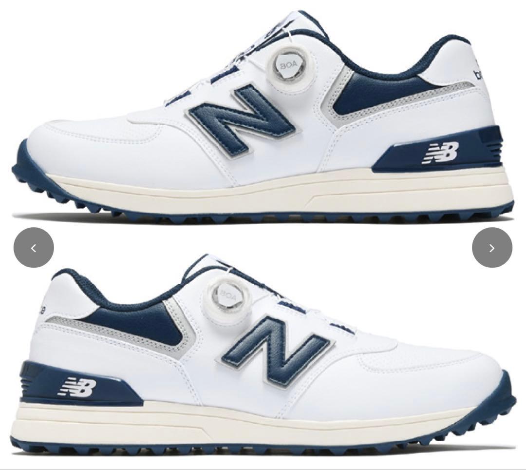 新品 ニューバランス 574 シリーズ ゴルフシューズ ボア 26cm ゴルフ