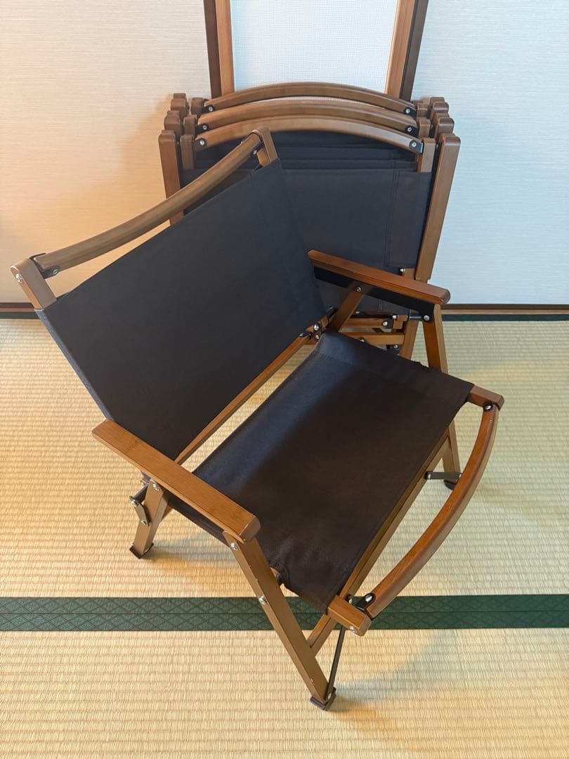 【キャンプ】バンドック　ローチェア　4脚セット