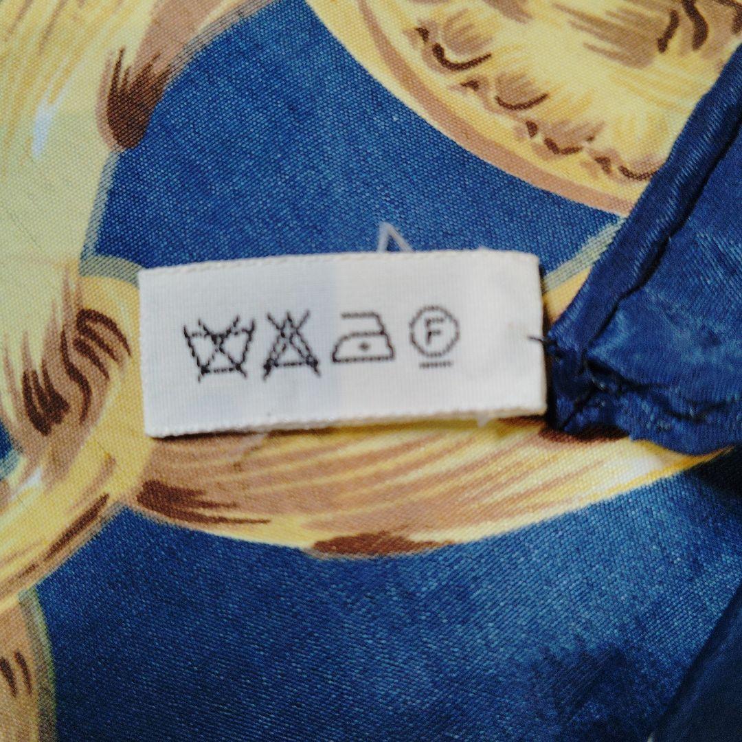 美品CHANEL ネイビー スカーフ