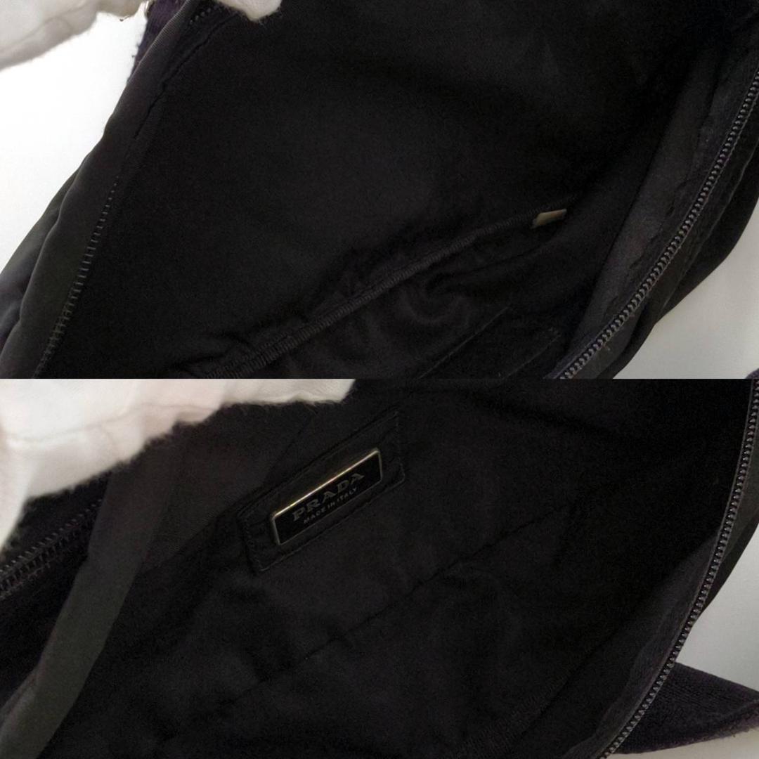 希少✨プラダ ウエストポーチ ボディバッグ ナイロン 三角ロゴ 黒 白タグ