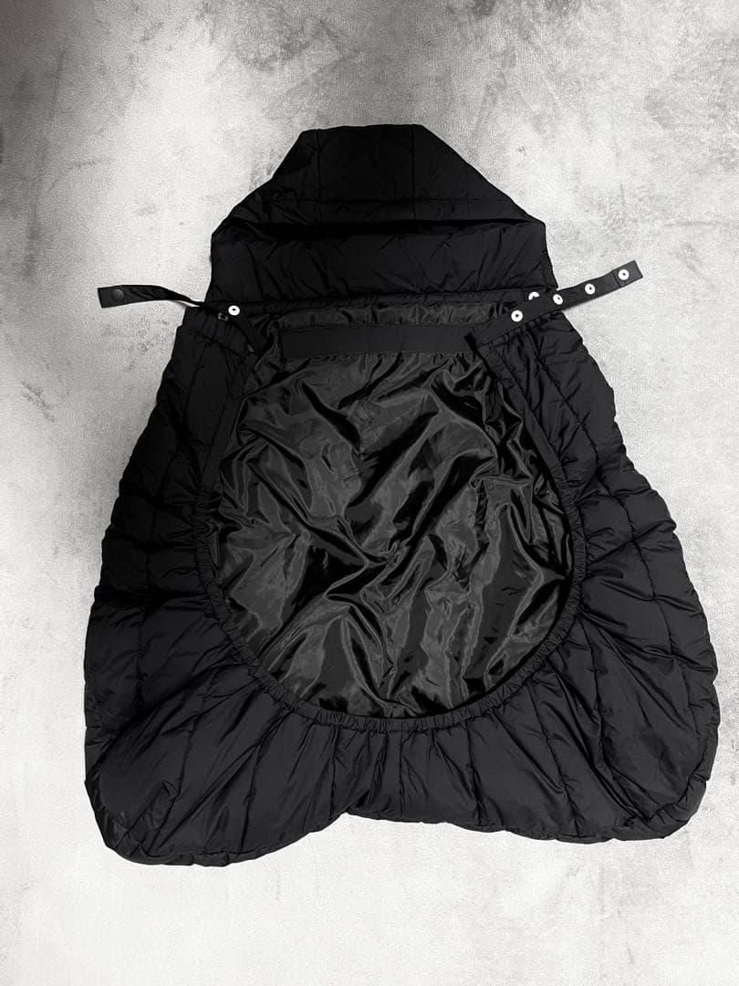 美品】ノースフェイス シェルブランケット 黒 抱っこ紐 防寒ケープ