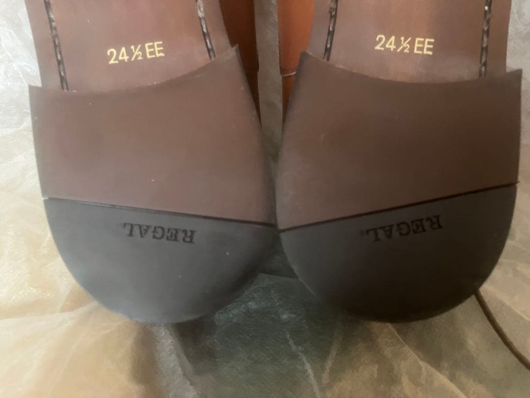 【未使用品】❤️値下❤️REGALブラウン レザー ドレスシューズ 24.5cm