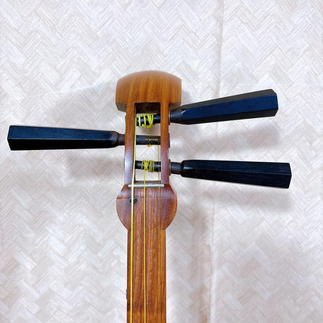 三味線 中棹 東さわり 丸打胴 ハードケース 小唄 民謡 地唄