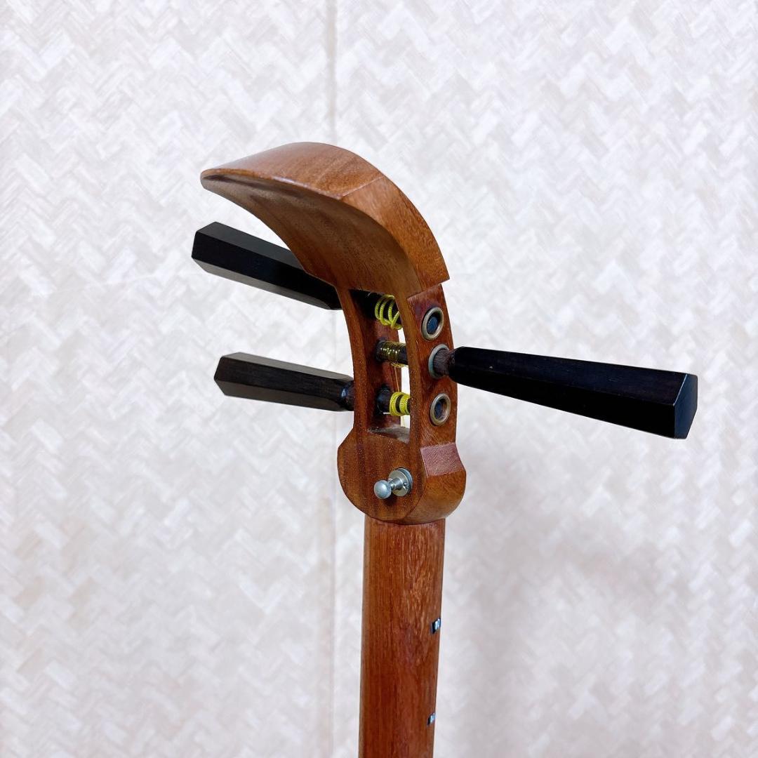 三味線 中棹 東さわり 丸打胴 ハードケース 小唄 民謡 地唄