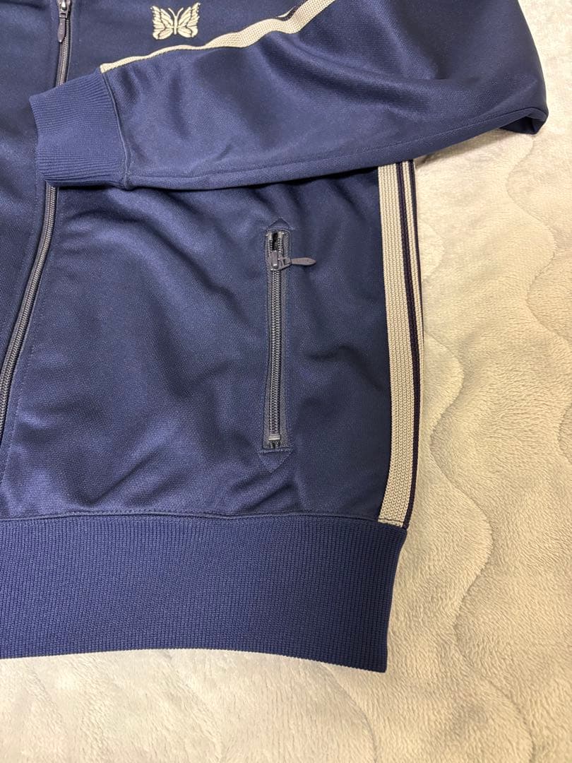 【希少】Needles トラックジャケット　ネイビー×グレー