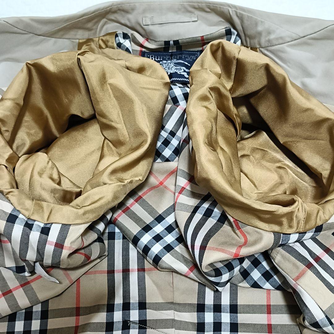 BURBERRYS バーバリー ステンカラーコート ノバチェック メンズ L