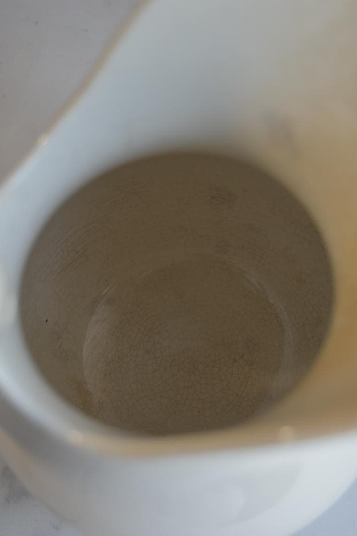 19世紀末サルグミンヌ　儚く美的な白ピシェ