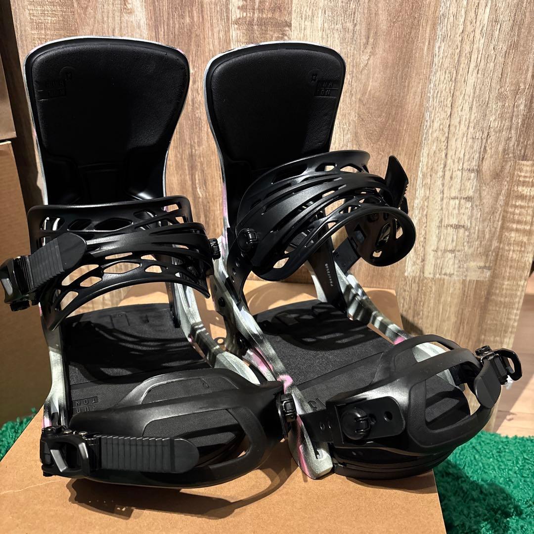 極美品 バートン BURTON CARTEL X Grey Pink