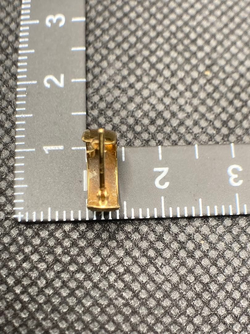 再値下げ　k18 フープピアス 片耳用