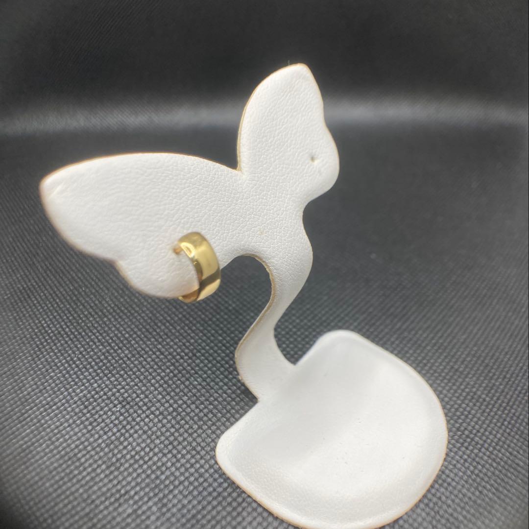 再値下げ　k18 フープピアス 片耳用