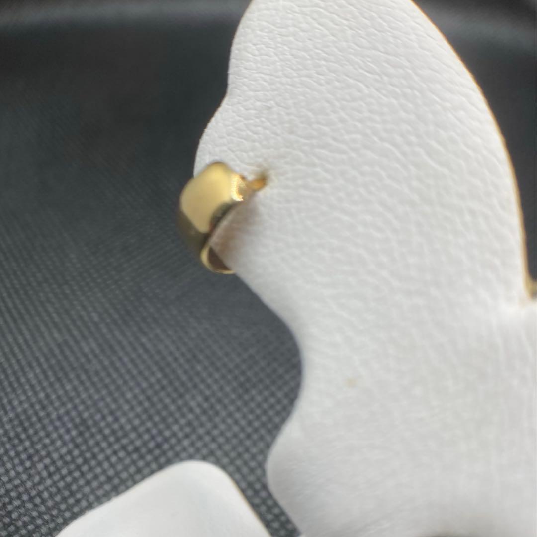 再値下げ　k18 フープピアス 片耳用