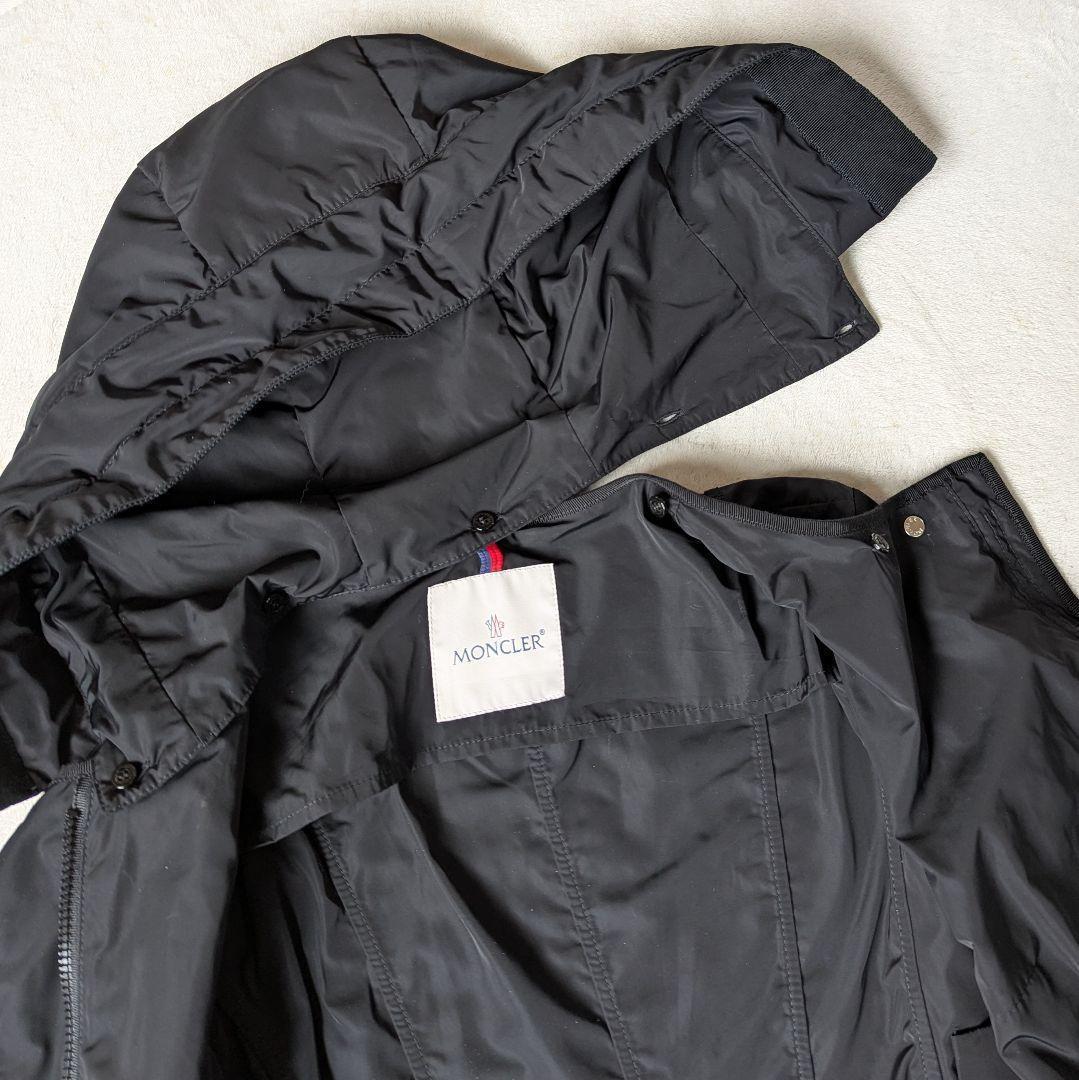 【美品】 モンクレール ARGELIA ナイロンコート ブラック サイズ2 M