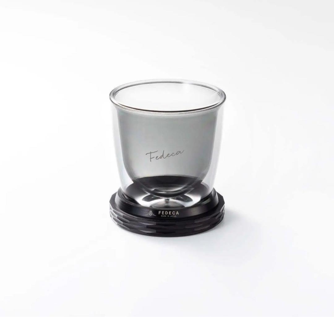 新品未使用】完売FEDECA ダブルウォールグラス とコ一スタ一兼蓋