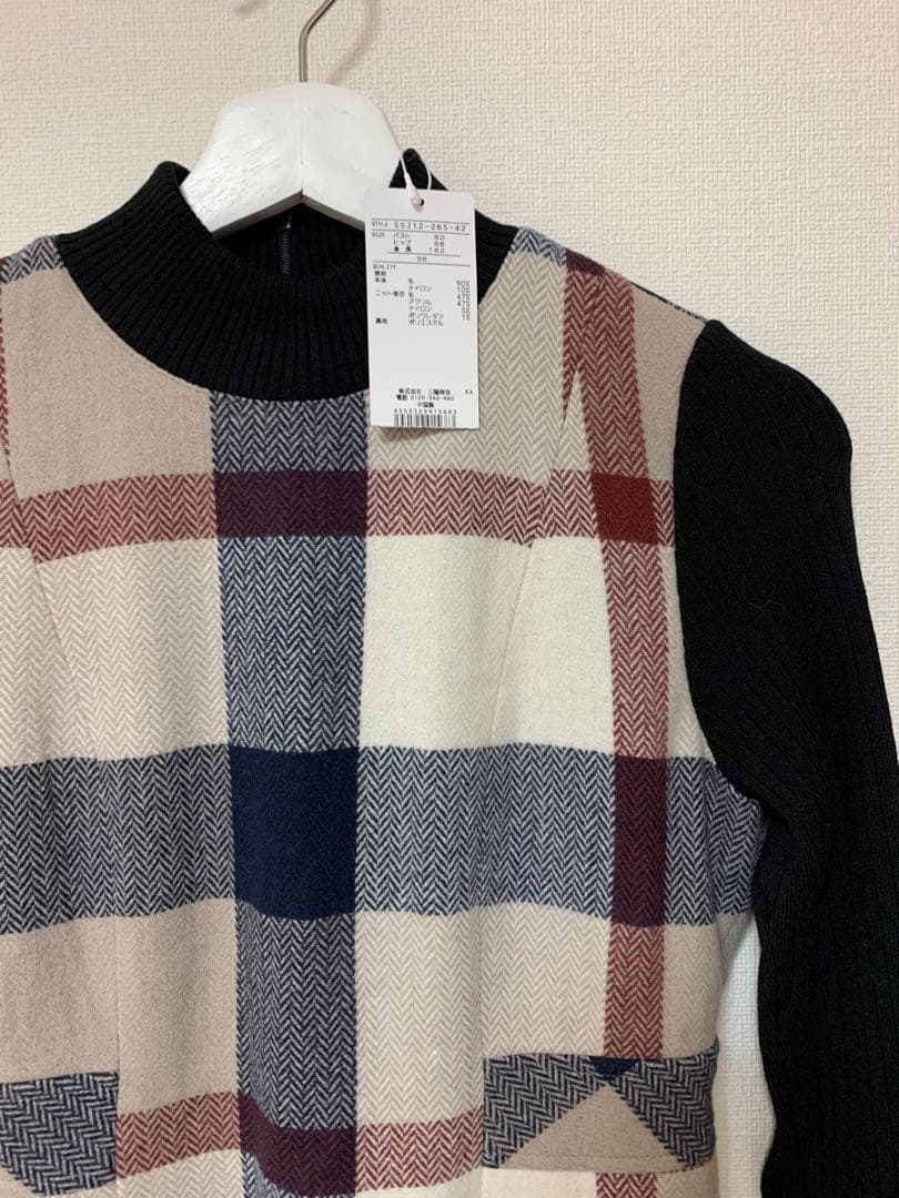 M*✨様 ブルーレーベル　クレストブリッジ　ニットワンピース　新品未使用　36