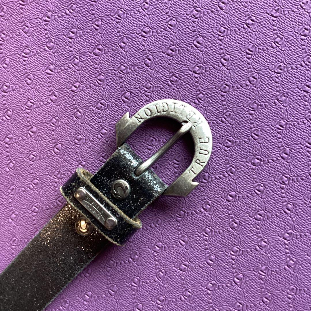 TRUE RELIGION スタッズベルト サイズ28