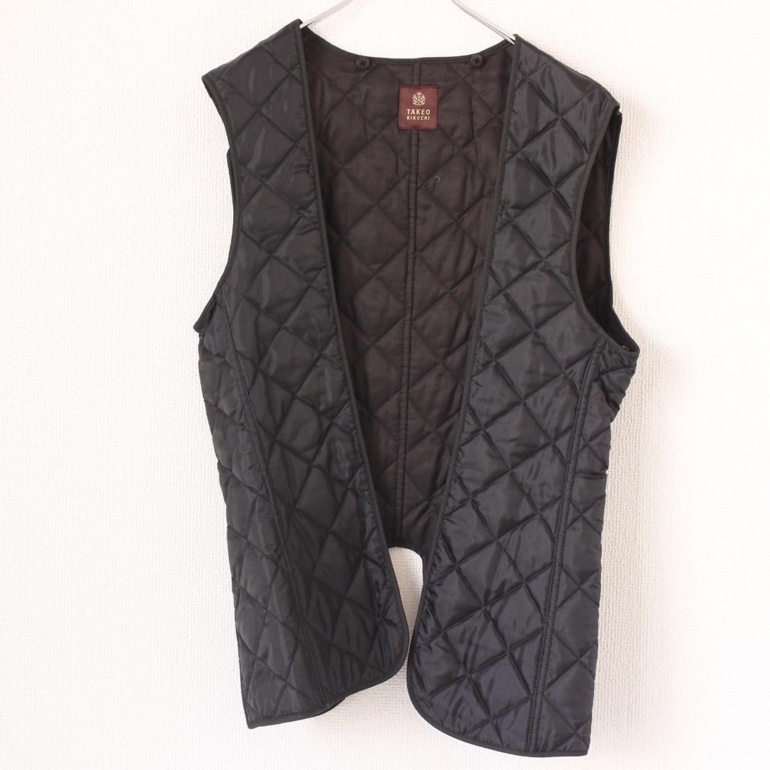 【新品タグ付き】TAKEOKIKUCHI カシミヤ混 ライナー付きコート LL