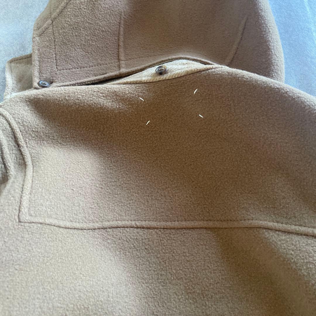 マルジェラベージュ ダッフルコート フード付き