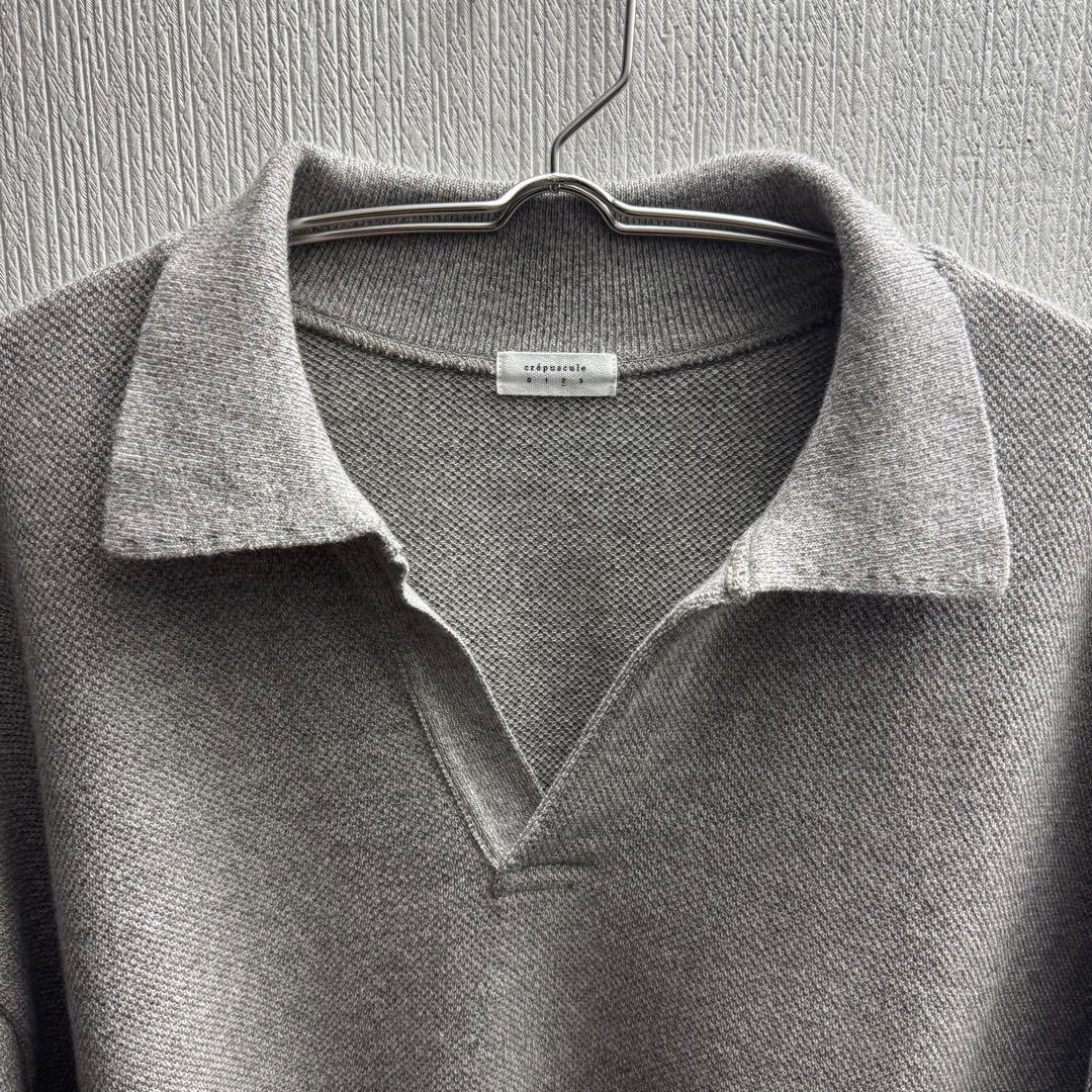 トップス crepuscule Co/wo moss stitch skipper 2