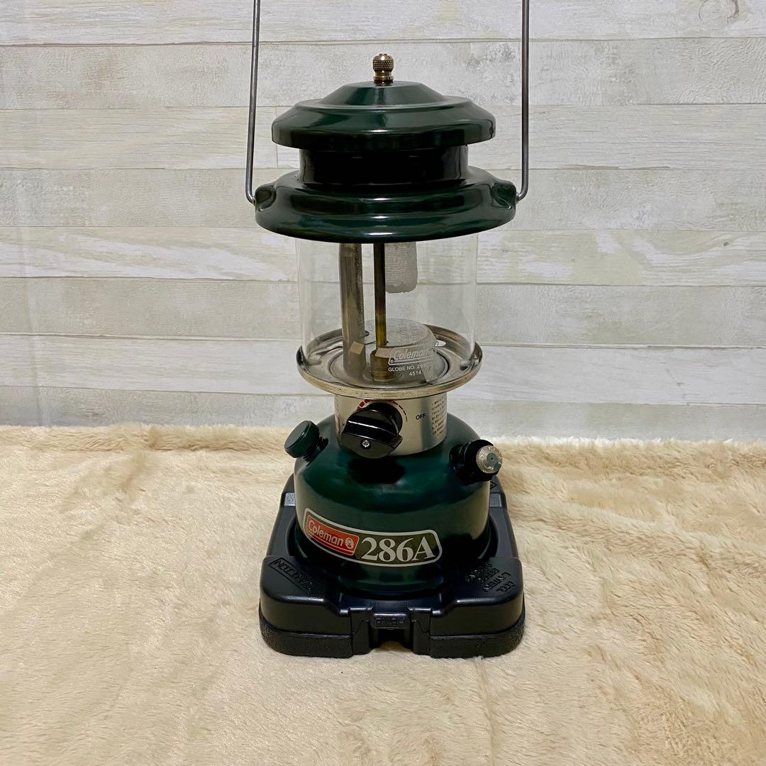 【美品】コールマン 286A ワンマントル ランタン ホワイトガソリン