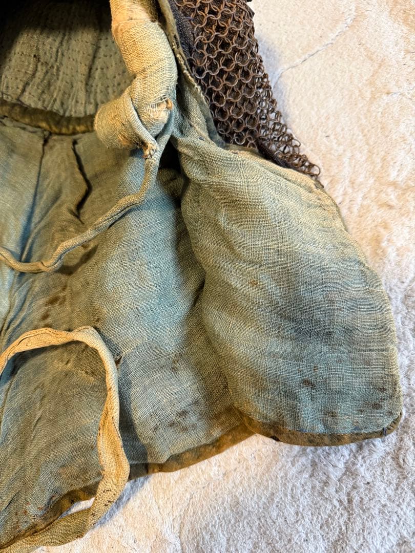 ⭕️ 江戸時代 鎖帷子 【鎖頭巾】 幕末 新撰組 忠臣蔵 - メルカリ