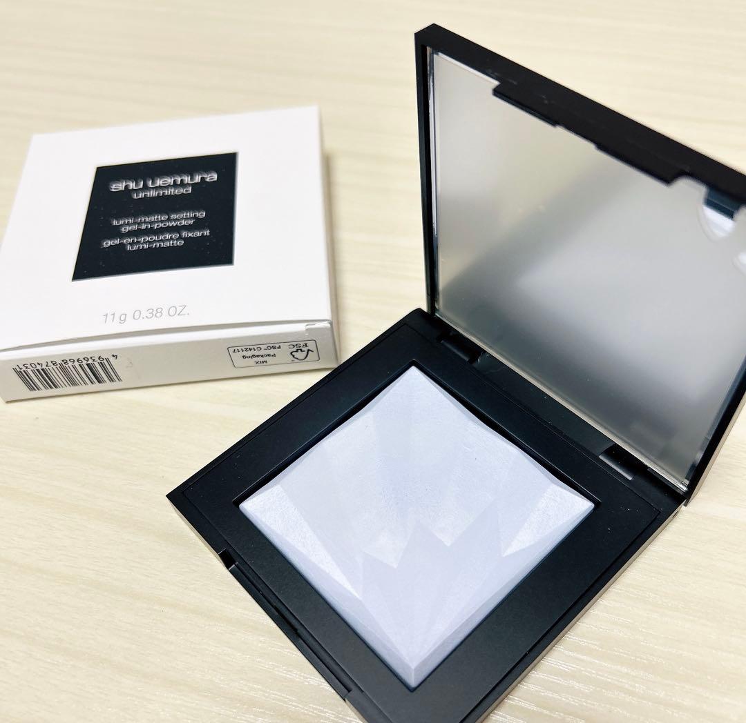 シュウウエムラ　アンリミテッドルミマットセッティングジェルインパウダー　アオタケ