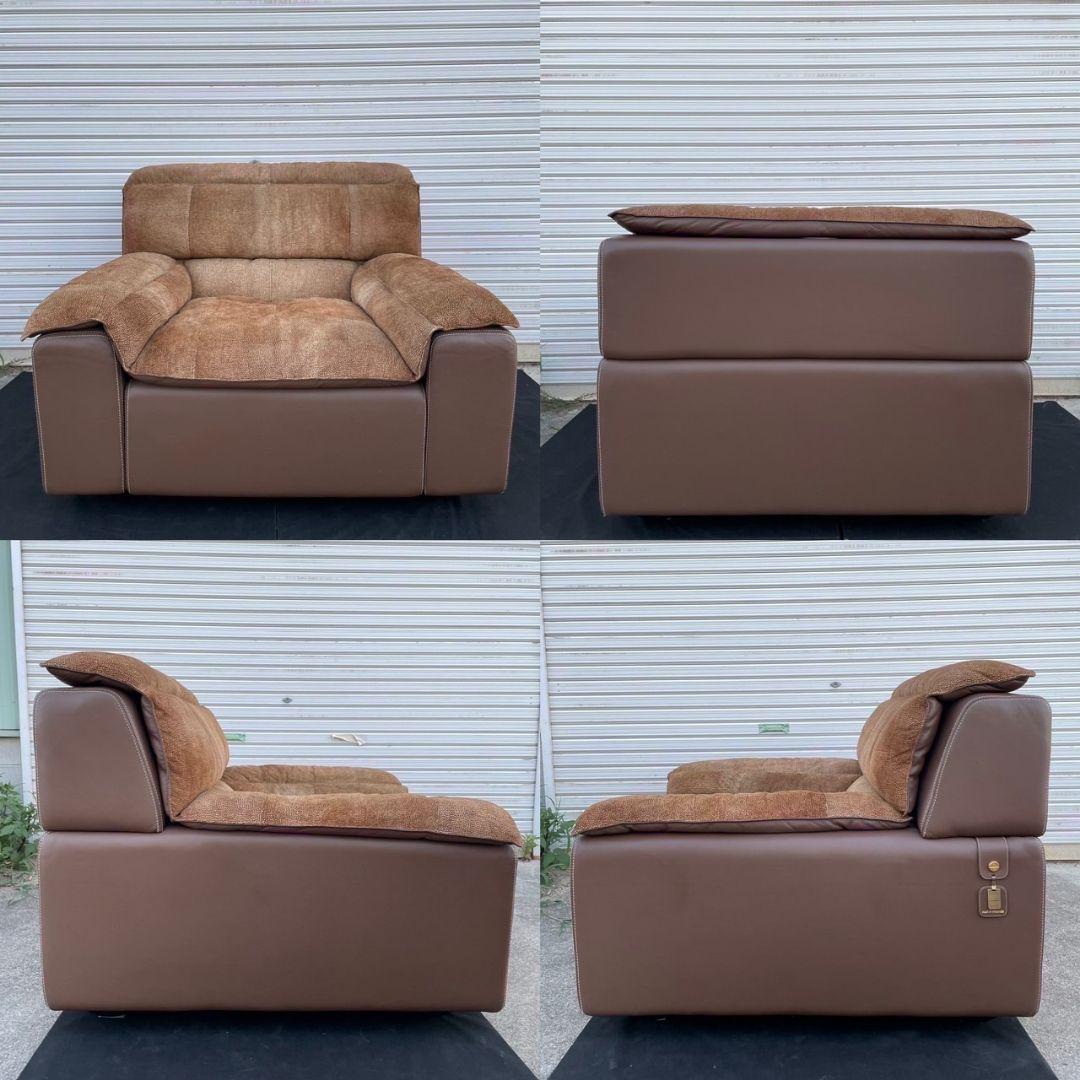 ロッシディアルビザーテ イタリア家具 総本革 1人掛けソファ 家具 Ju207