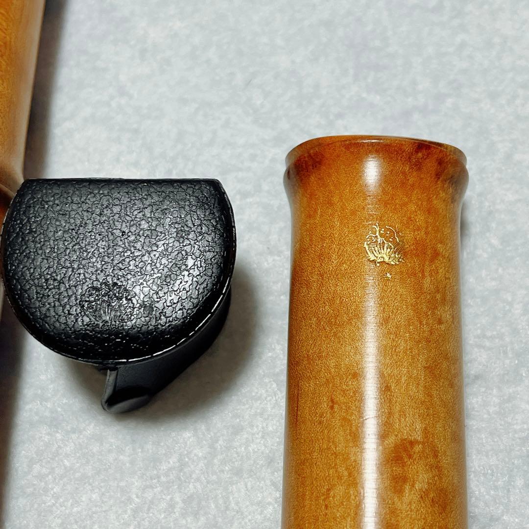 【22】尺八★二尺二寸　胡蝶銘　キャップ付き