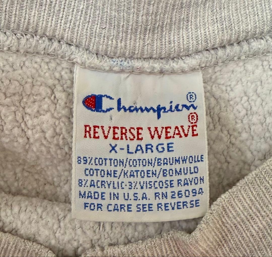 【サンタク】Champion 90sリバースウィーブKansas City