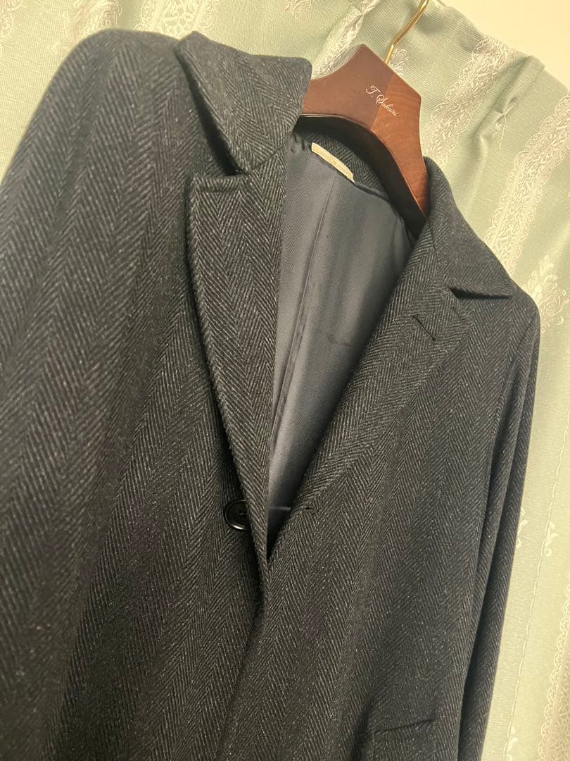 つー様De Petrillo デペトリロ カシミヤ混ツィードコートカッコいい！