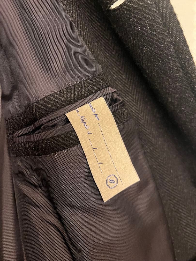 つー様De Petrillo デペトリロ カシミヤ混ツィードコートカッコいい！