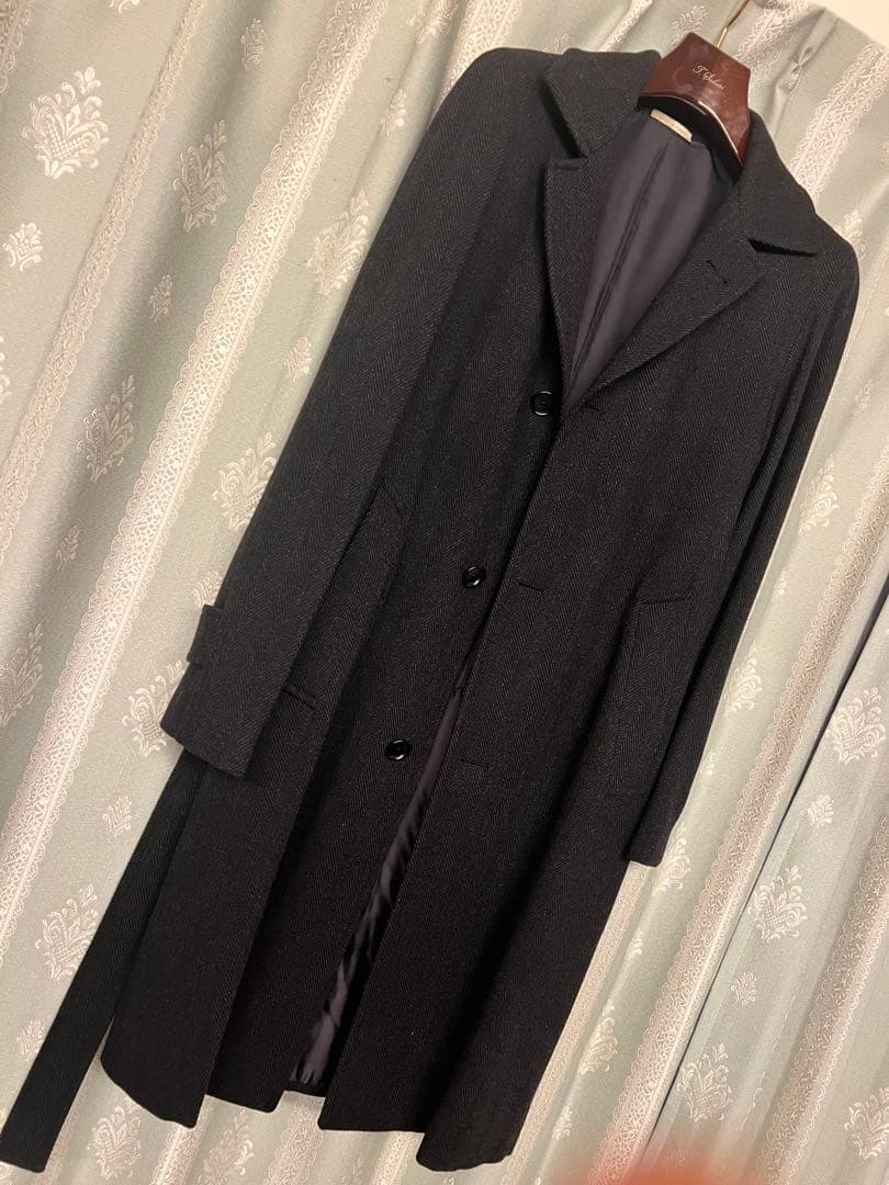 つー様De Petrillo デペトリロ カシミヤ混ツィードコートカッコいい！