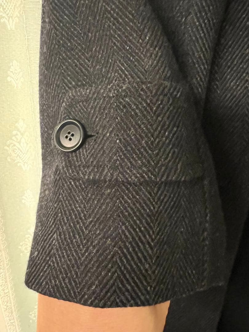 つー様De Petrillo デペトリロ カシミヤ混ツィードコートカッコいい！