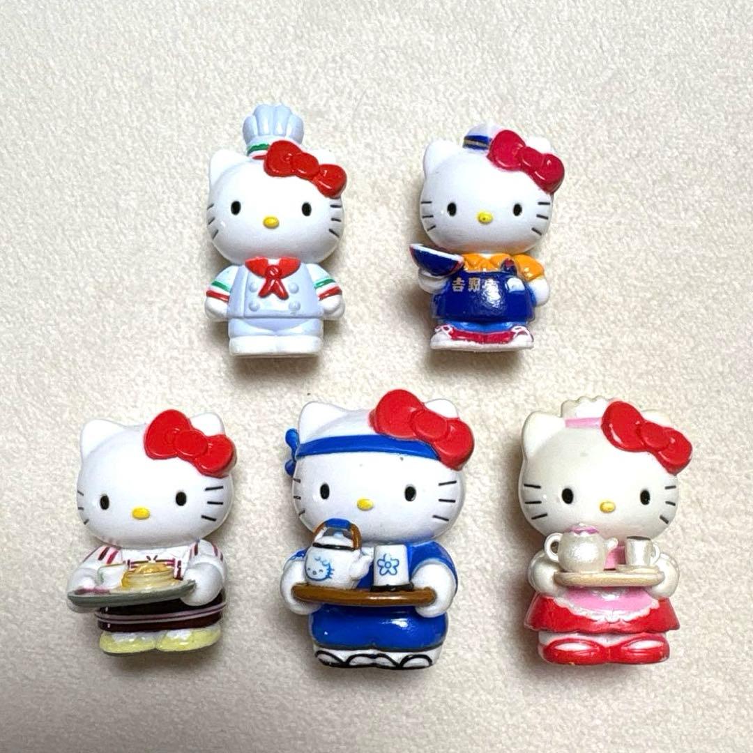 ひ*り様 ご当地キティ　レストラン　和風　デニーズ　吉野家　マスコット5個セット