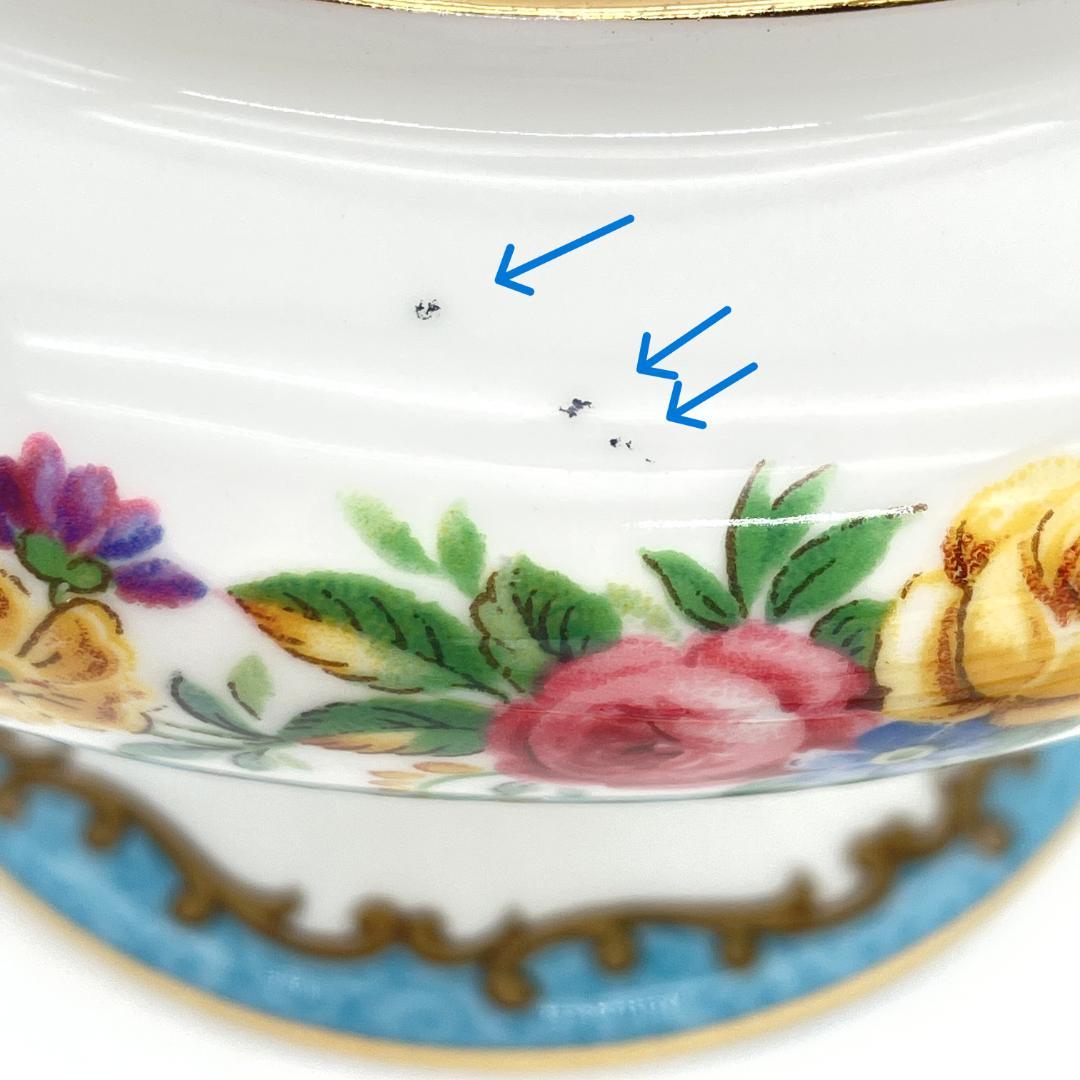 クラウンスタッフォードシャー アンティーク プレート皿 他 全3点