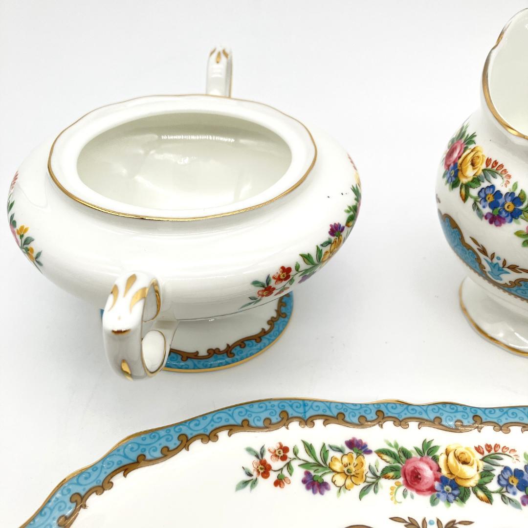 クラウンスタッフォードシャー アンティーク プレート皿 他 全3点