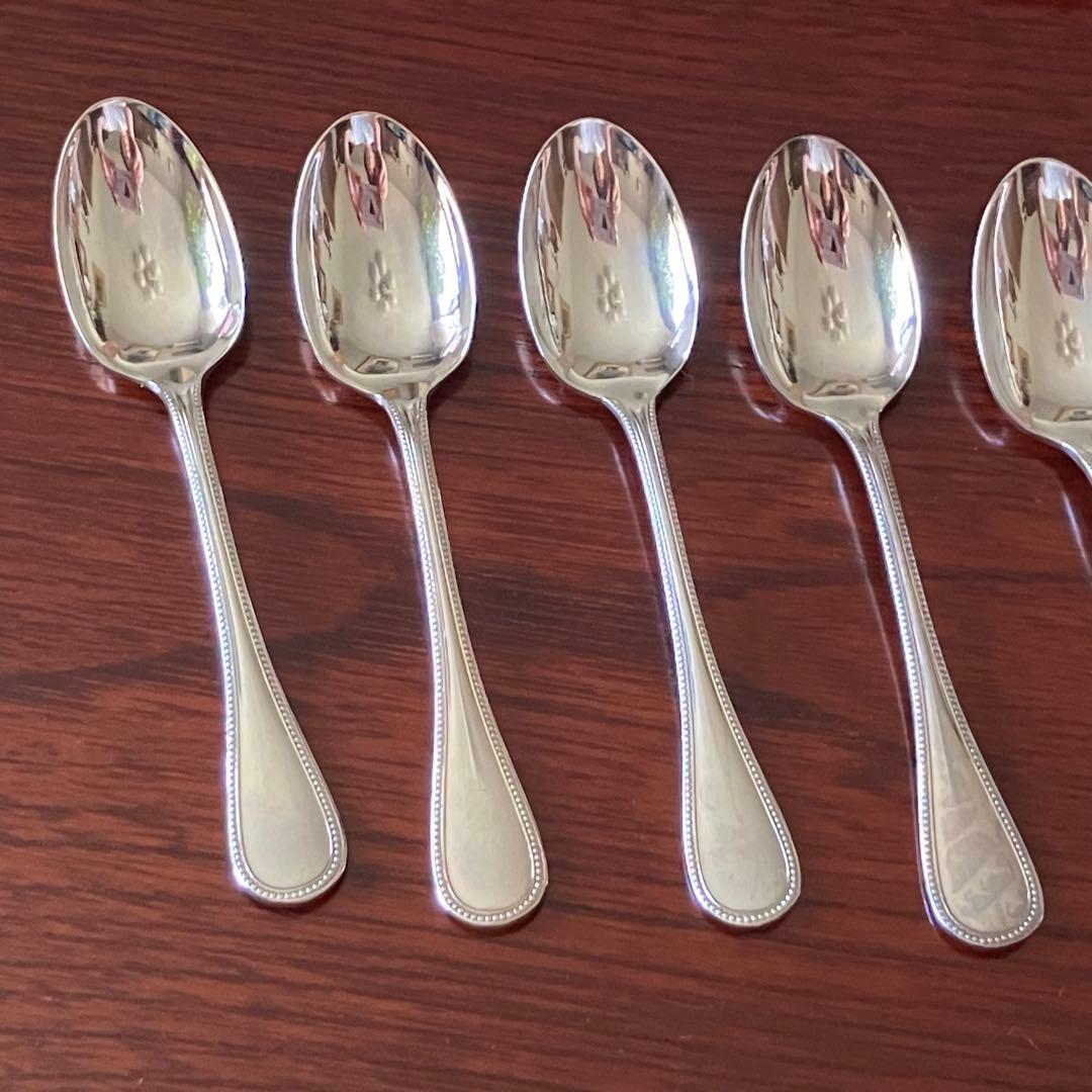 クリストフル　デミタススプーン　パール 8本セット