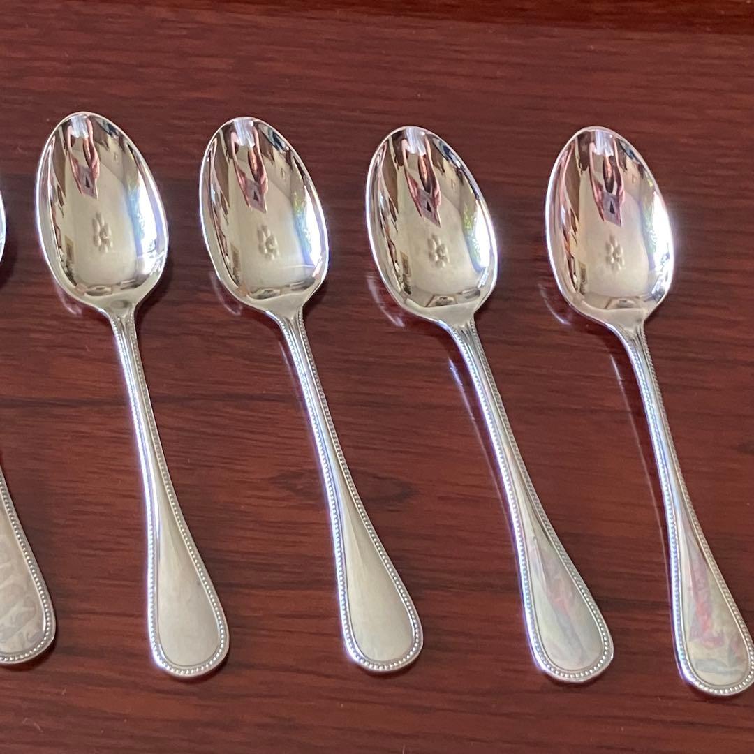 クリストフル　デミタススプーン　パール 8本セット