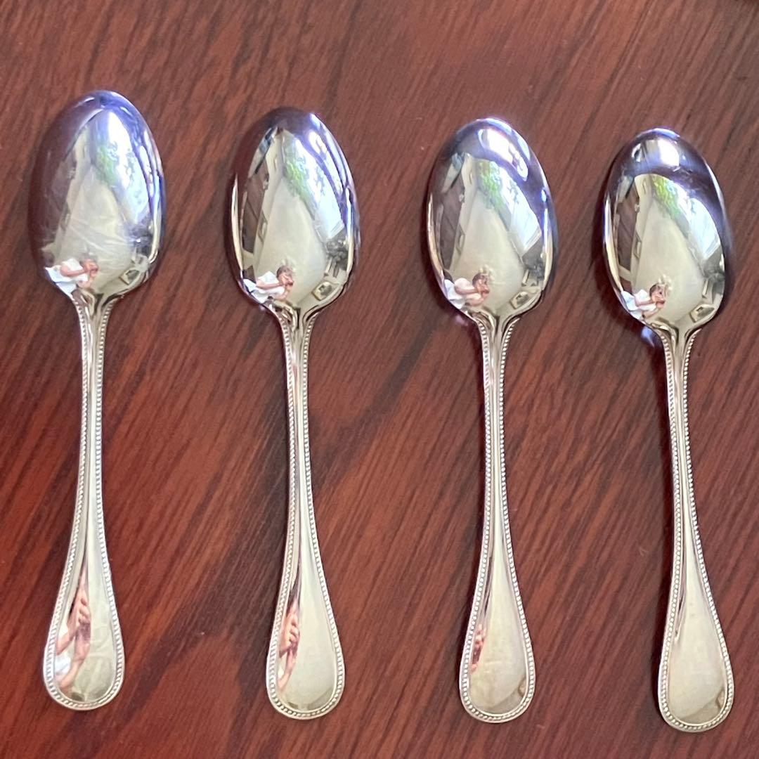 クリストフル　デミタススプーン　パール 8本セット