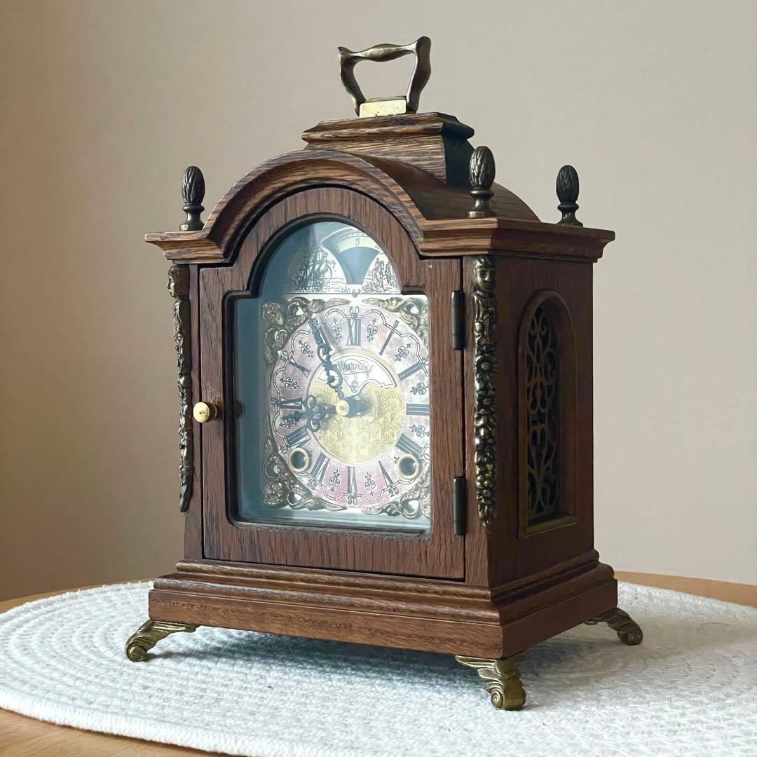 Warmink WUBA ワルミンク ウーバ ムーンフェイズ ゼンマイ式 置時計