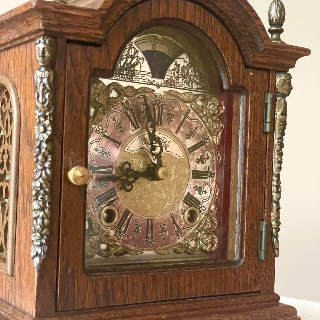 Warmink WUBA ワルミンク ウーバ ムーンフェイズ ゼンマイ式 置時計