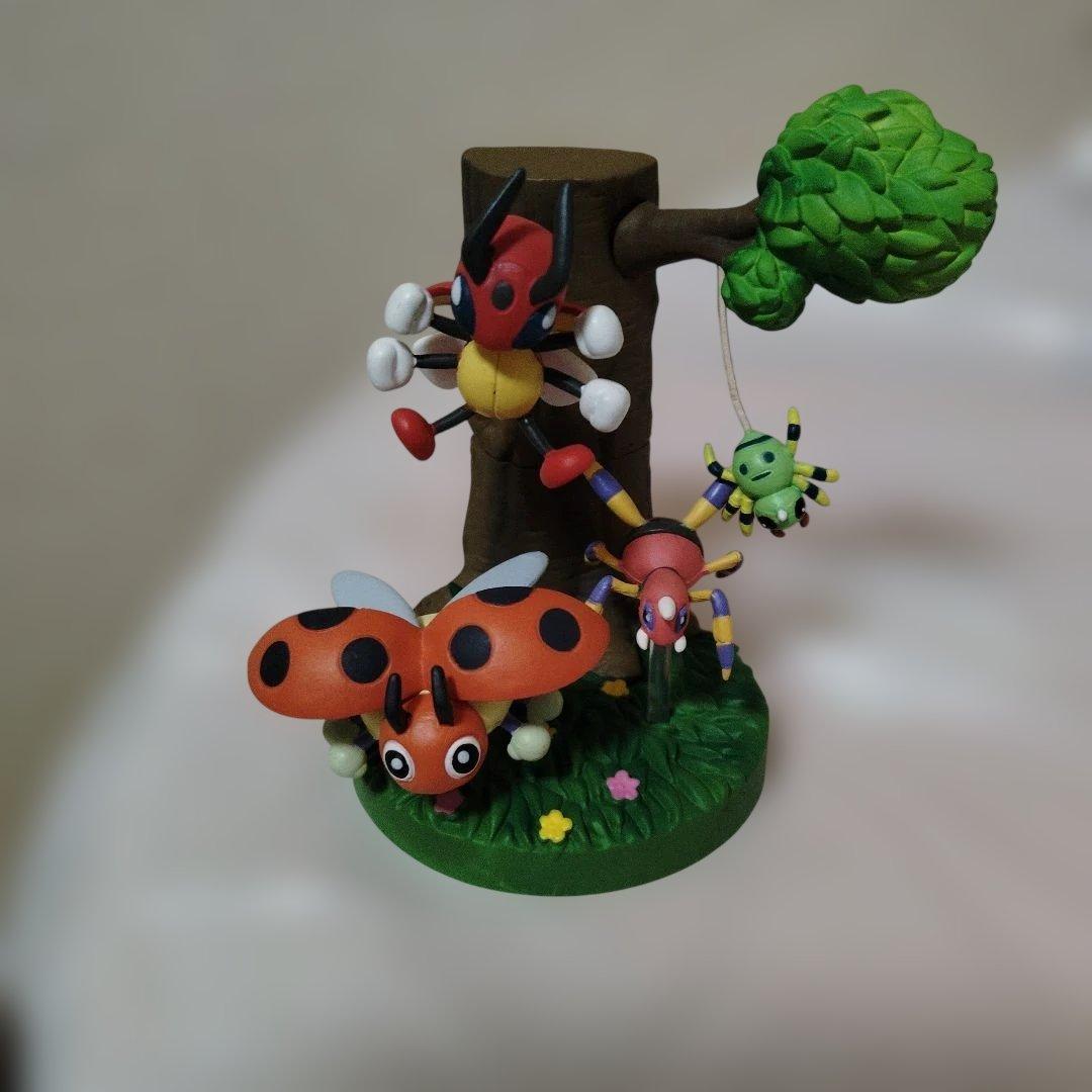 ぜんこくばん 立体ポケモン図鑑第4集 レディバ レディアン イトマル