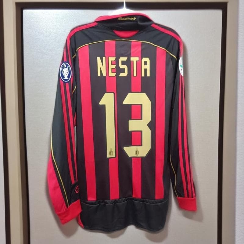 06-07 ACミラン ネスタ 13番 長袖 ユニフォーム NESTA