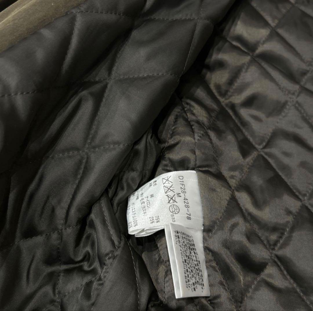 BURBERRY BLACK LABEL モッズコート　M タヌキファー　カーキ